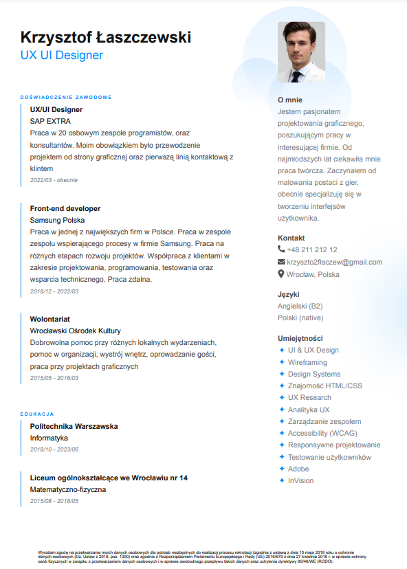 Szablon CV